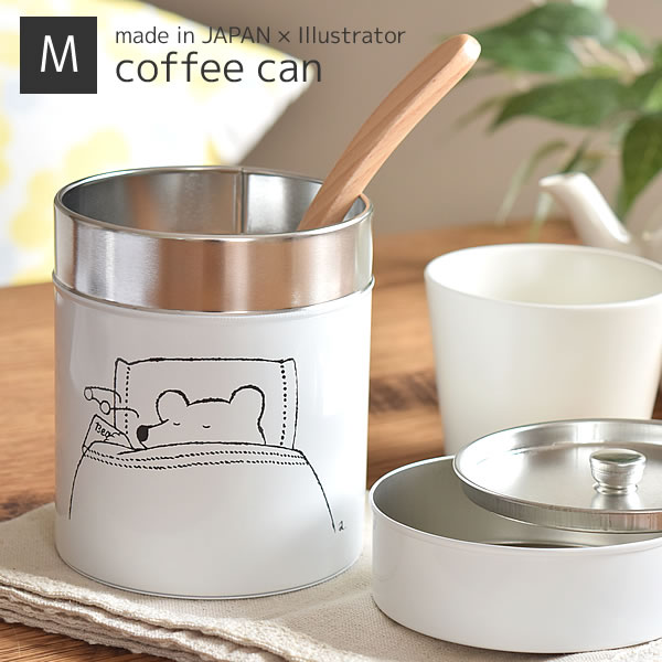 コーヒー缶 ブリキ Mサイズ 収納 ストッカー