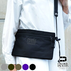 FREDRIK PACKERS フレドリックパッカーズ 420D UTILITY SACK M-SIZE ユーティリティーサック サコッシュ SACOSH ショルダーバッグ ポーチ PACK CLOTH NYLON パッククロスナイロン 通勤 通学 メンズ レディース 日本製 アウトドア