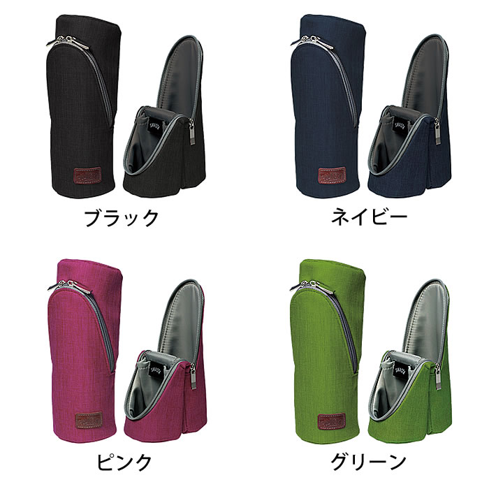 【7月20日はポイント最大10倍祭♪】立つ ペンケース スマ・スタ カーム 自立 スリム 大容量 スマホスタンド 筆箱 ペンスタンド おしゃれ 大人 女性 男性 就活 大学 高校生 中学生 小学生 シンプル かわいい zakkashop-10016249 雑貨ショップドットコム サンプル画像2