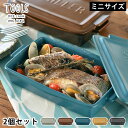 【5/10はPほぼ10倍！】2個セット ツールズ グリラー ミニ TOOLS GRILLER MINI 2set 耐熱 陶器 日本製 電子レンジ 魚焼きグリル ガスレンジ 可 直火調理 レシピ付き ダッチオーブン 遠赤外線 ロースター グリル 一人用 おうち時間 プレート イブキクラフト