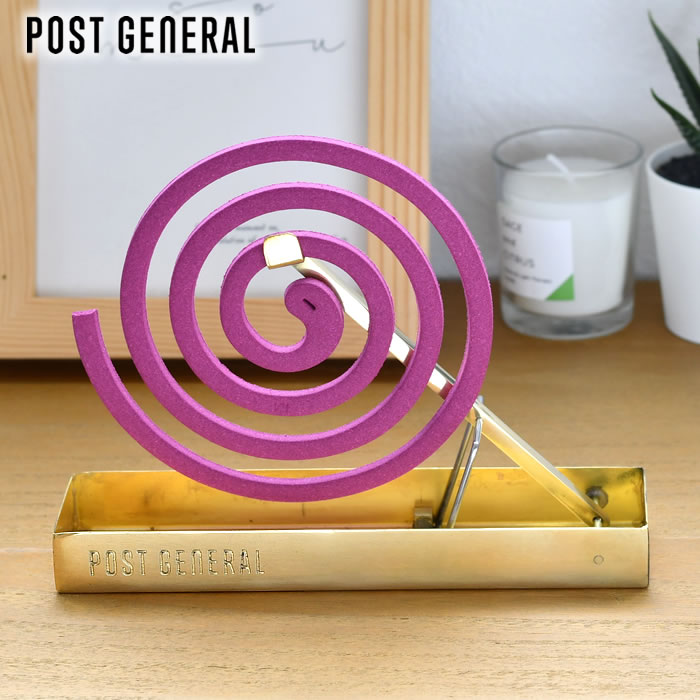 【2月1日はポイント最大10倍祭】ポストジェネラル POST GENERAL ブラス モスキートコイルホルダー 蚊取り線香ホルダー キャンプ 蚊取り線香 ケース 真鍮 持ち運び おしゃれ アウトドア 持ち運び コンパクト 携帯 蚊取り線香立て インテリア ビンテージ シンプル