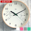 【Lemnos/レムノス】 TRiO トゥリオ 掛け時計 温度計 温湿度計 雑貨 北欧 おしゃれ 壁掛け 壁掛け時計