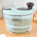 スピナー 水切り Toffy サラダスピナー 野菜水切り器 3L 調理器具 ハンドル 回転 キッチン 遠心力 ザル バスケット 素早く シャキシャキ 葉物 保存容器 時短 ボウル 生野菜 分解