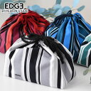 ランチバッグ 保冷 イエロースタジオ '25 EDGE 保冷ランチ巾着 弁当袋 巾着 お弁当箱 袋 日本製 シルバーコーティング 学校 ストライプ 通学 綿 メ...