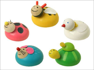 チェコからやってきた人形木製ドール　【スイスイ動物】