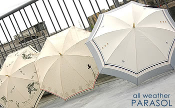 日傘、雨傘兼用のUVカットパラソル。UVカット　PARASOL　【晴雨兼用】