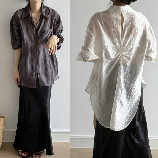 日焼け防止 シャツ バック開き シャツブラウス レディース 薄手 夏 夏服 UVカット バックオープン 背中開き 襟付き オーバーサイズ 絞り 長袖 ワイシャツトップス 体型カバー 長袖シャツ 重ね着 肌見せ ゆったり 薄手 透け感 羽織り 日焼け防止 シャツ バック開き シャツブラウス レディース 薄手 夏 夏服 UVカット バックオープン 背中開き 襟付き オーバーサイズ 絞り 長袖 ワイシャツトップス 体型カバー 長袖シャツ 重ね着 肌見せ ゆったり 薄手 透け感 羽織り
