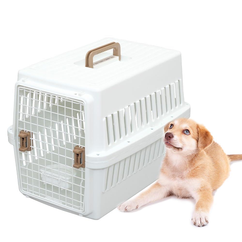 【楽天イーグルス感謝祭｜P最大41倍】アイリスオーヤマ ペットキャリー 猫 キャリー 中型犬用 ホワイト 幅47×奥行67×高さ51cm