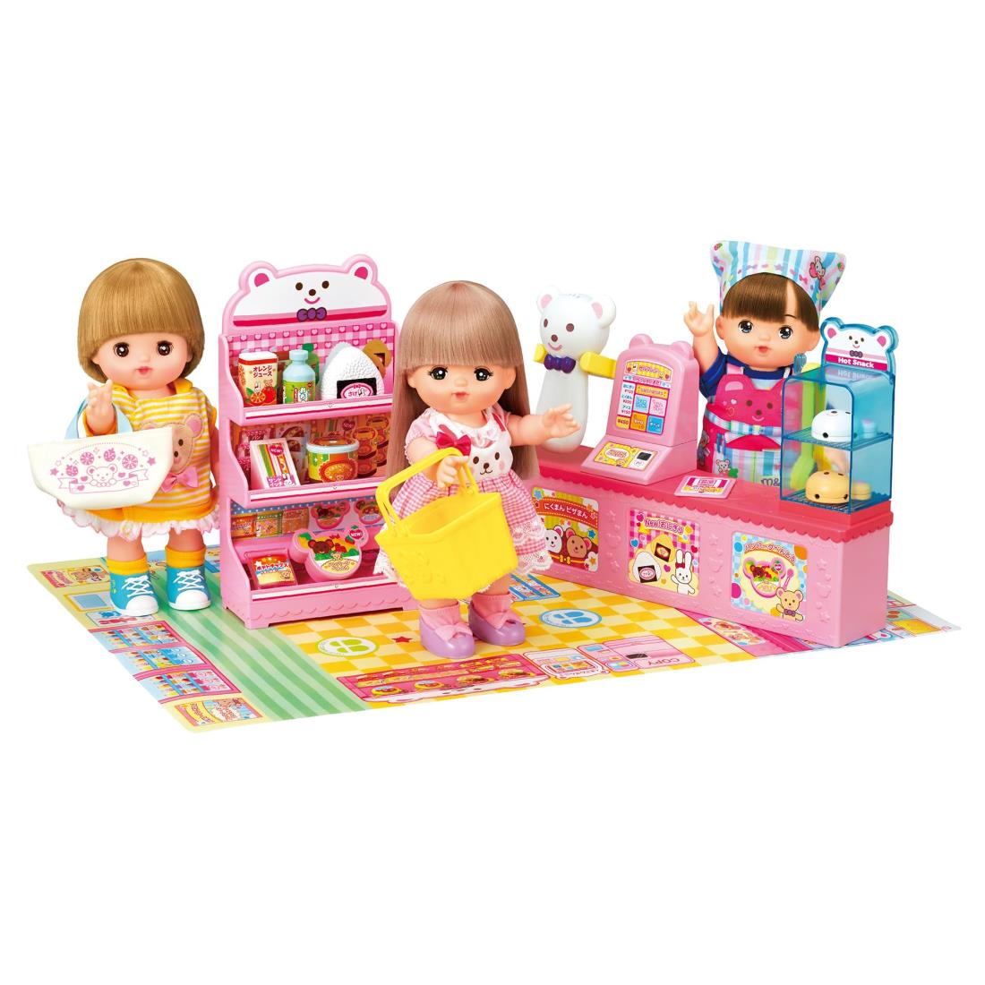 【BLACK FRIDAY｜ポイント最大47倍】パイロット メルちゃん おせわパーツ スキャナーでピッ! くまさんコンビニ 3歳以上