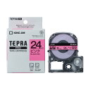 【7/15★5と0の日★他イベント中】キングジム テープカート リッジ テプラPRO SC24P 24mm ピンク