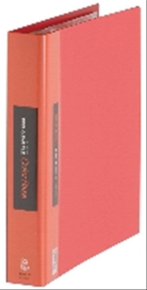 キングジム クリアファイル カラーベース 差替式 最大収納120ポケット 30穴 A4タテ 赤 139-3-R