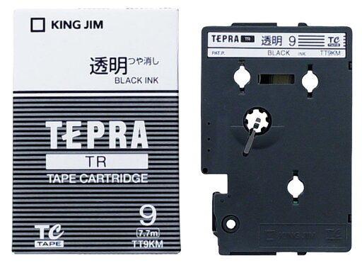 【8/5★5と0のつく日★お買い物マラソン】キングジム テープカート リッジ テプラTR 9mm TT9KM 透明 【8/5★5と0のつく日★お買い物マラソン】キングジム テープカート リッジ テプラTR 9mm TT9KM 透明