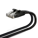 エレコム LANケーブル CAT6 15m 爪折れ防止コネクタ やわらか ブラック LD-GPY/BK15