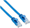 エレコム LANケーブル CAT6A 2m 爪折れ防止コネクタ やわらか ブルー LD-GPAYC/BU2