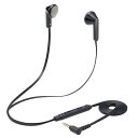エレコム ヘッドセット 有線 イヤホンマイク 4極 φ3.5mm ステレオ 4極変換ケーブル付 ブラック HS-EP19TBK