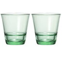 【9/5★スーパーSALE★5,0のつく日★当店5倍】東洋佐々木ガラス グラス タンブラー リーフグリーン 210ml スパッシュ HSフリーグラス 日本製 食洗機対応 P-52103HS-GG-JAN 2個入