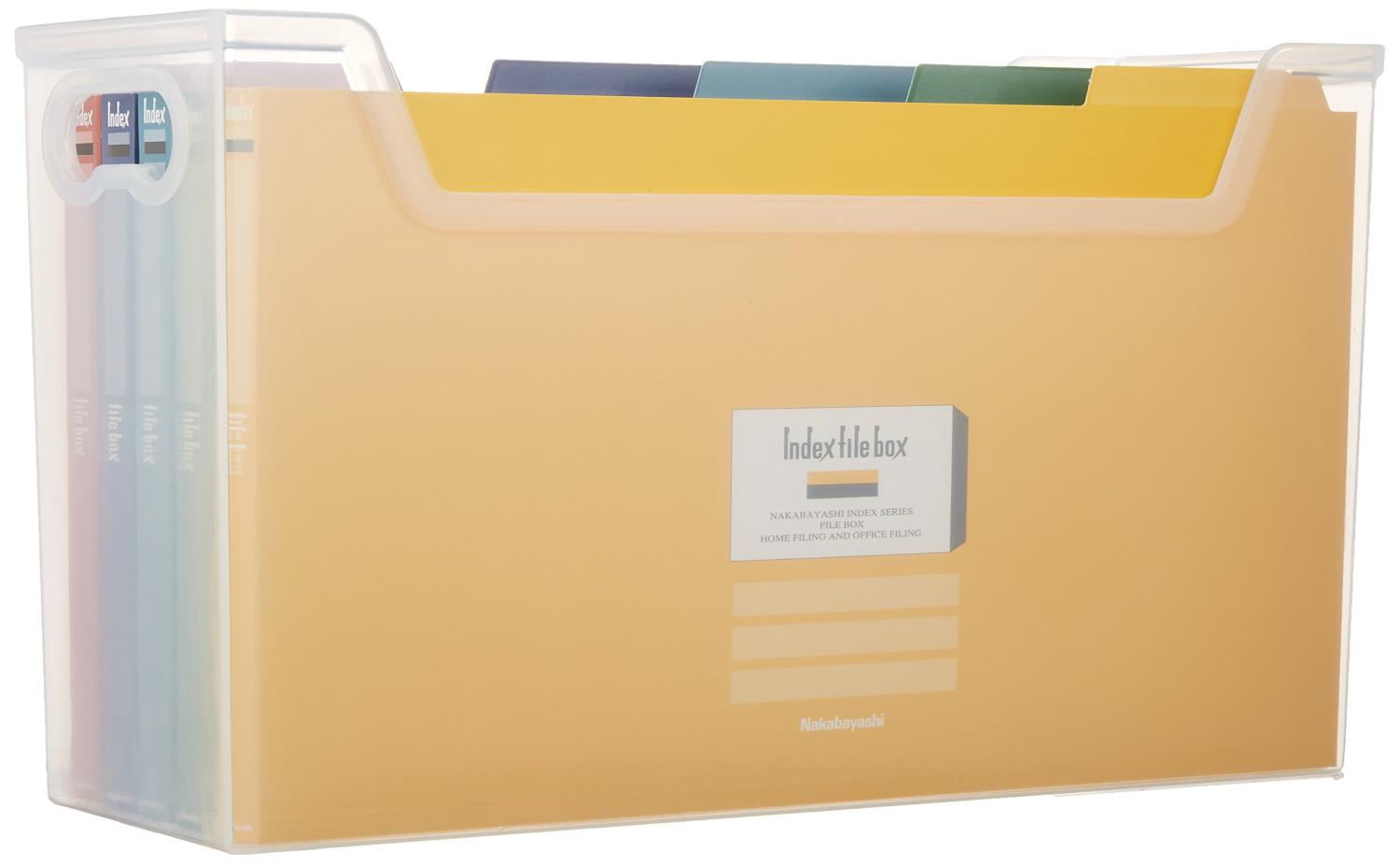 ナカバヤシ インデックスファイルボックス フボI-F1C クリア