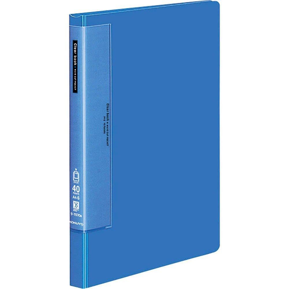 コクヨ ファイル クリヤーブック ウェーブカット 固定式 A4 ラ-T570B