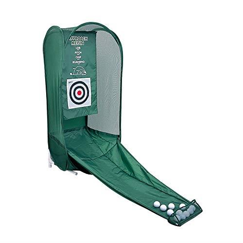 ダイヤゴルフ(DAIYA GOLF) アプローチ練習器具 アプローチ名人 ゴルフ練習ネット ゴルフ練習用品 トレーニング ター ゲット ボールが手元に戻る リターン式 初心者 上級者 折りたたみ収納 コンパクト収納 2種類の的付き 室内練習 TR-410