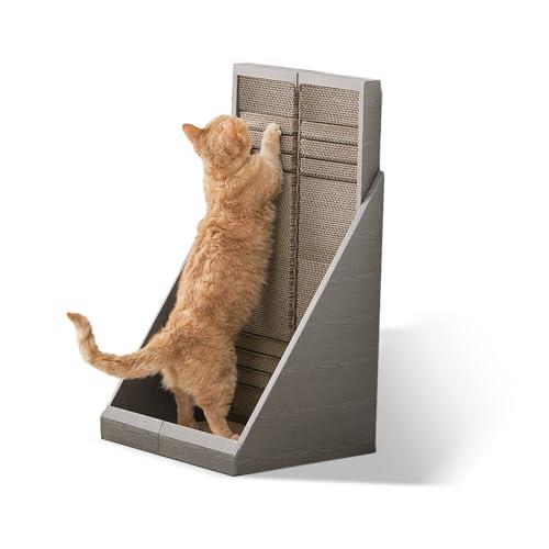 アイリスオーヤマ 爪とぎ マタタビ配合 猫 やすり付き P-YT650 ブラウン