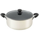 【お買い物マラソンP47倍★39ショップ限定2倍】アイリスオーヤマ 鍋 28cm ガス火/IH対応 蓋付き ダイヤモンドコート 長持ち こびりつきにくい お手入れ簡単 DIS-P28 ホワイト