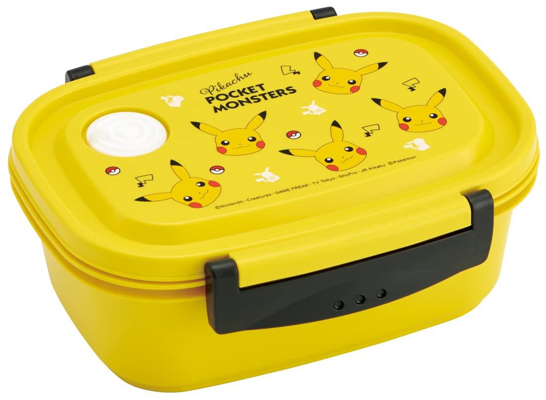 スケーター(Skater) ラク軽 軽い 弁当箱 ポケットモンスター ピカチュウ フェイス M 550ml レンジ対応 シール容器 保存容器 日本製 XPM4-A