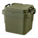 【7/20★5と0の日★お買い物マラソン】リス 収納ボックス スタッキング トランクカーゴ 30L グリーン 日本製 TC-30S