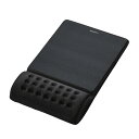 エレコム マウスパッド リストレスト一体型 COMFY 疲労低減 軽快操作 ブラック MP-096BK