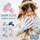 【25日限定 店内2点以上購入で15%OFF】 スキー グローブ キッズ スノーグローブ ジュニア スノー 手袋 雪遊び スノー手袋 スキー スノーボード 5本...