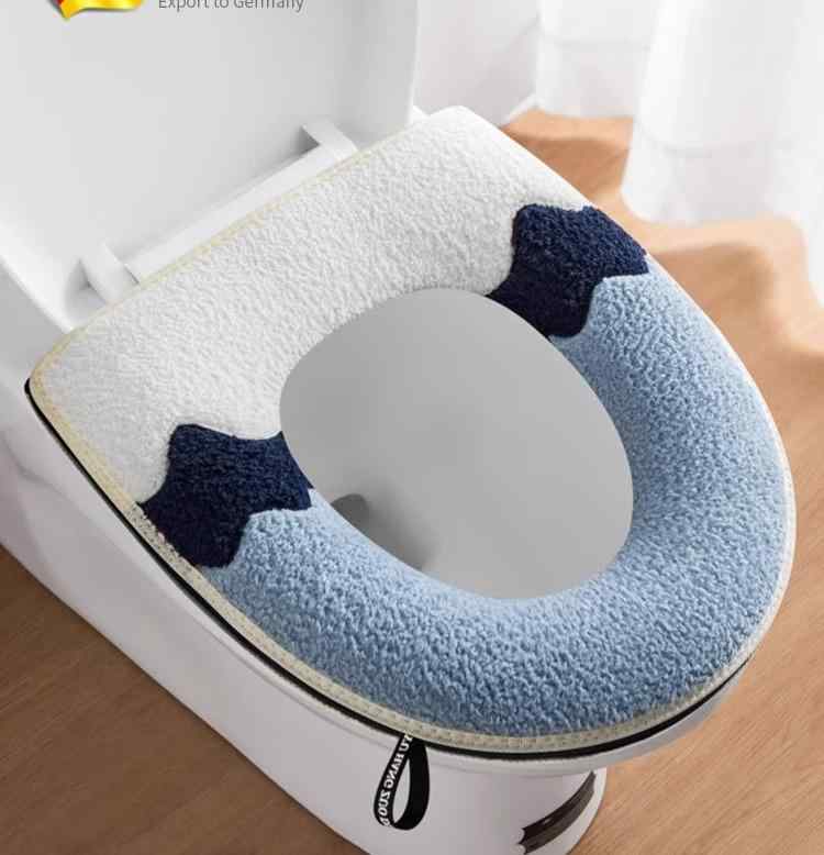 【送料無料】【送料無料】便座 クッション 家庭用 四季 ユニバーサル トイレ マット 防水 厚手 暖かい ..