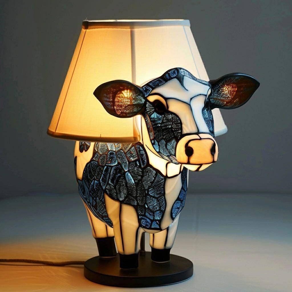 【送料無料】Animal Lamp デスクランプ 牛 テーブルランプ ベッドサイド おしゃれ インテリア USB テー..