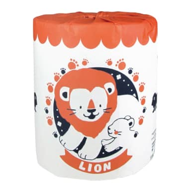 アニマルシリーズ　ライオン　100個　トイレットペーパー　 らいおん　動物園　ばらまき　販促用　イベ..