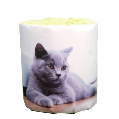 ねこ　ブリティッシュ　トイレットペーパー　100個入　　ばらまき　販促用　イベント　景品　パーティ..