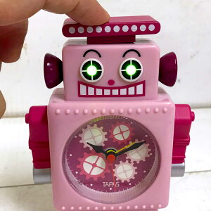 【あす楽】【送料込】ロボットアラームクロック（Ruby） 目覚まし時計 子供 ロボット 時計 男の子 女の子 置き時計 アナログ おもしろ雑貨