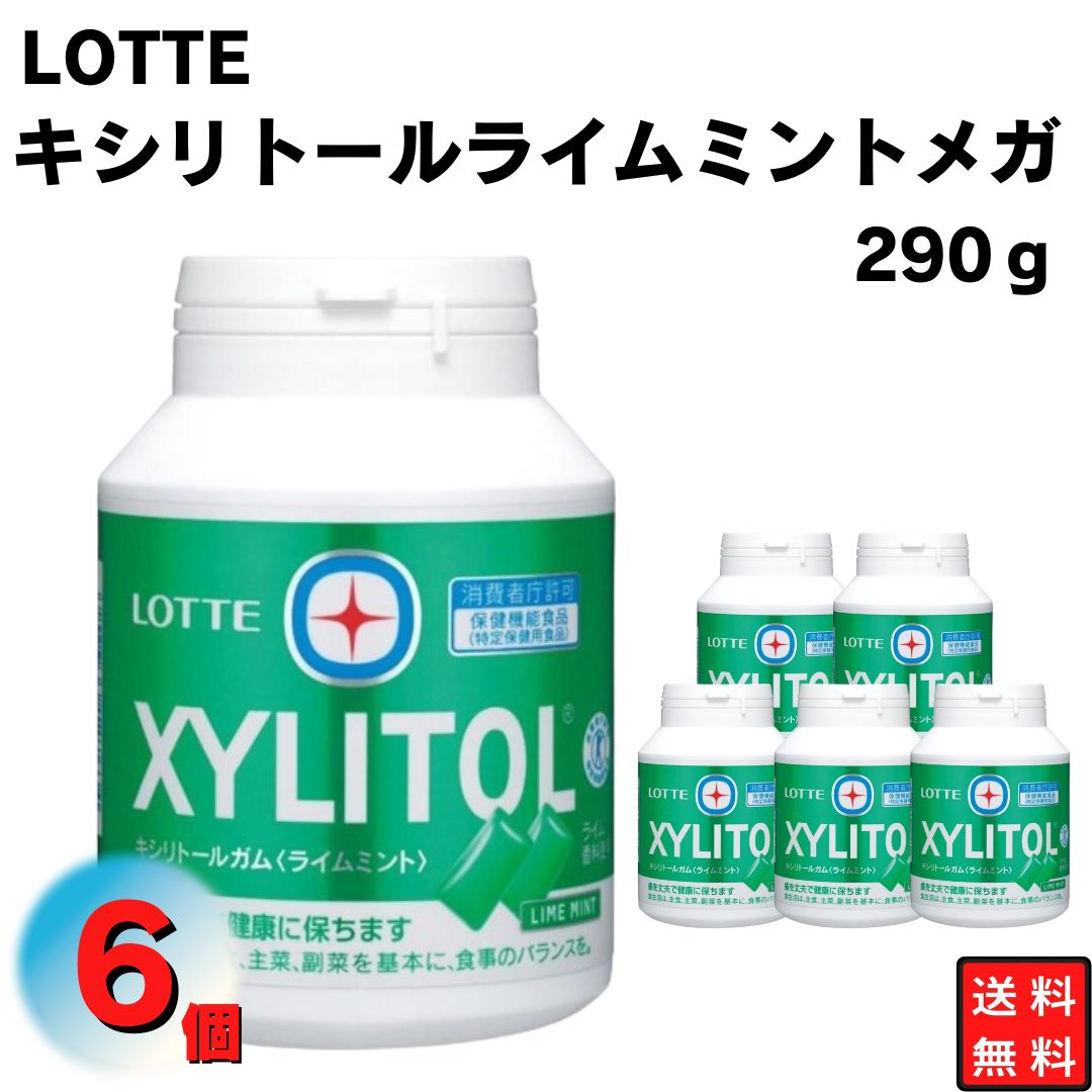 商品名 ロッテ キシリトールライムミントメガ 290g6個 まとめ買い 大容量 口直し 口臭 食後に ガム 商品説明 「むし歯のない社会へ」爽やかなライムミントのキシリトールガムです。 キシリトールガム「ライムミント」は消費者庁許可の特定保...