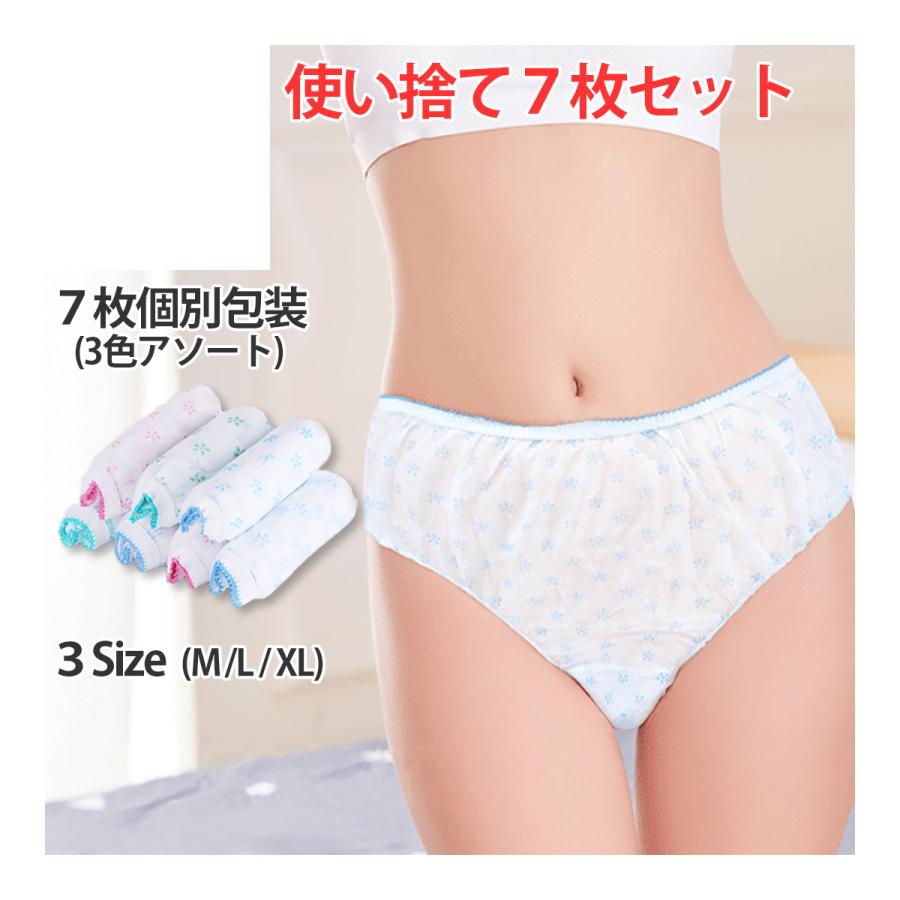 使い捨て 下着 使い捨てパンツ 使い捨て下着 ペーパーショーツ 使い捨てショーツ パンツ 緊急用 災害対策 災害 便利アイテム レディース 女性用 入院 旅行 紙パンツ 不織布 7枚入 海外旅行 ショーツ 女性用パンツ トラベルグッズ 防災 1000円ポッキリ 送料無料 ポイント消化