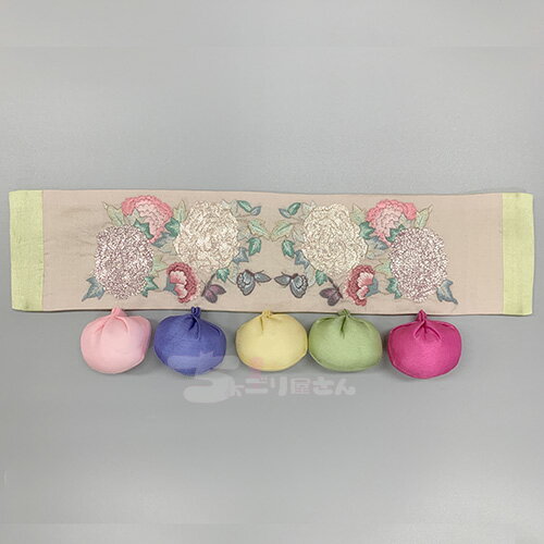 トルティ 黄緑 伝統 韓国 チマチョゴリ パジチョゴリ 刺繍 花 龍 小物 アクセサリー 子ども キッズ 誕..