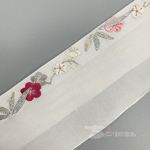 トンジョン シルク 花刺繍 替え襟 つけ襟 韓国 雑貨 裁縫道具 手芸 伝統 可愛い おしゃれ ギフト プレゼント チョゴリ 韓服 リメイク