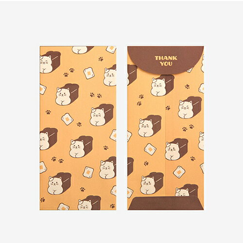 封筒 猫 食パンねこ キャラクター ご祝儀袋 韓国 文房具 雑貨 インテリア 伝統 可愛い おしゃれ ギフト ポチ袋 お年玉袋 便箋 レターセット お祝い プレ...