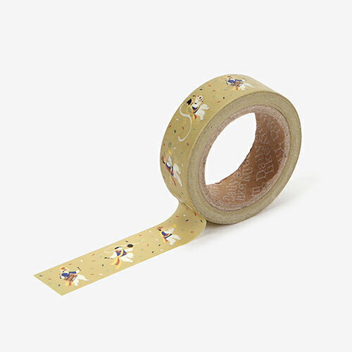 マスキングテープ サムルノリ 1.5cm 15mm 日記 手帳 文房具 韓国 雑貨 インテリア 伝統舞踊 可愛い おしゃれ ギフト デザイン文具 韓国語 ハング...