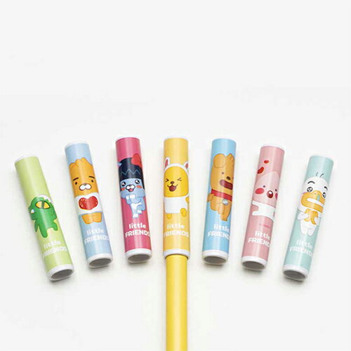 鉛筆キャップ カカオフレンズ 韓国 鉛筆 入学式 筆記用具 人気 ステーショナリー 文房具 雑貨 インテリア 可愛い おしゃれ ギフト デザイン文具 韓国語 ハ...