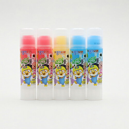 ポロロ 1本入り スティックのり 糊 キャラクター 韓国語 文房具 雑貨 インテリア 伝統 可愛い おしゃれ ギフト ステーショナリー 小学生 キッズ 子供 学...