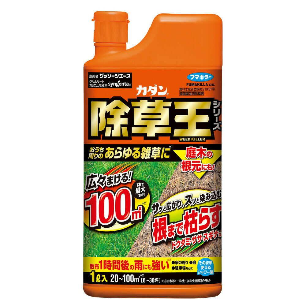 フマキラー カダン 除草王 ザッソージエース 1L