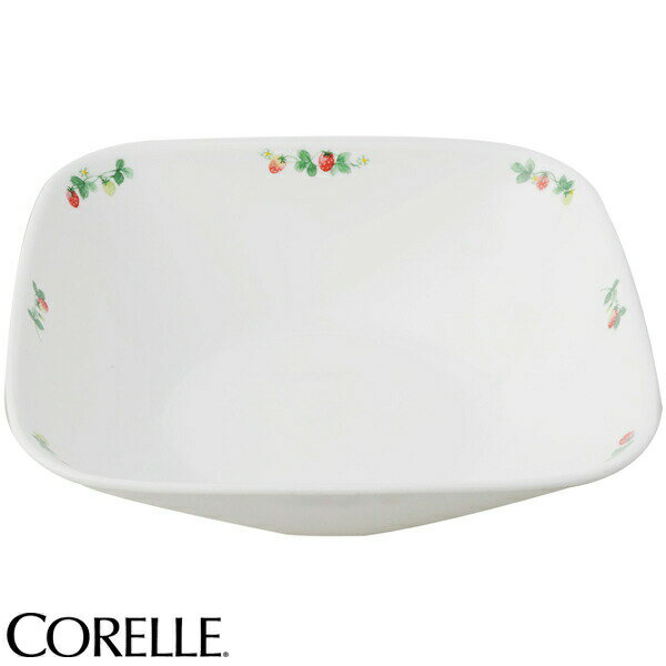 コレール CORELLE スクエア大ボウル スウィートストロベリー（ 食器 お皿 おしゃれ 可愛い ）