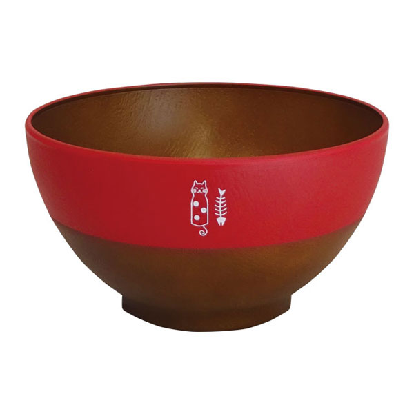 田中箸店おとぼけ猫ボウルRレンジ対応