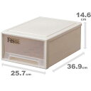 天馬 Fits フィッツケース ミニ カプチーノ(幅25.7cm×奥行36.9cm×高さ14.6cm)