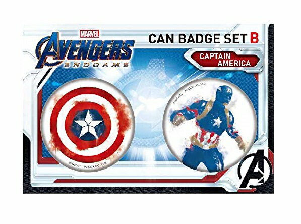 Rakuten - マーベル アベンジャーズ エンドゲーム Avengers: Endgame / IBA-128 缶バッジセットB(2個)