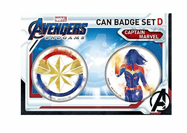 樂天商城 - マーベル アベンジャーズ エンドゲーム Avengers: Endgame / IBA-130 缶バッジセットD(2個)