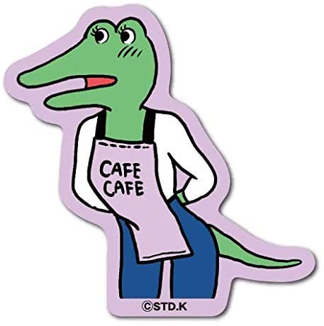 100日後に死ぬワニ ダイカットミニステッカー/先輩 LCS-1041