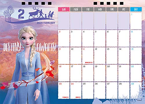アナと雪の女王2 Frozen 2 2020年卓上カレンダー ICC 92